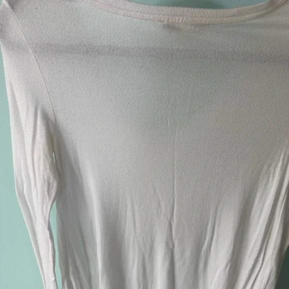 Express One Eleven Women's White Long Sleeve Layering Top Size Extra Small - Picture 5 of 5